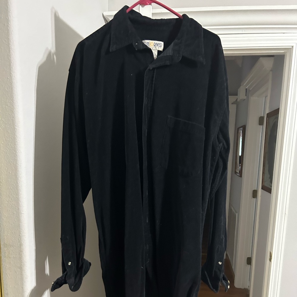 Extra large tall corduroy shirt for woman or men
